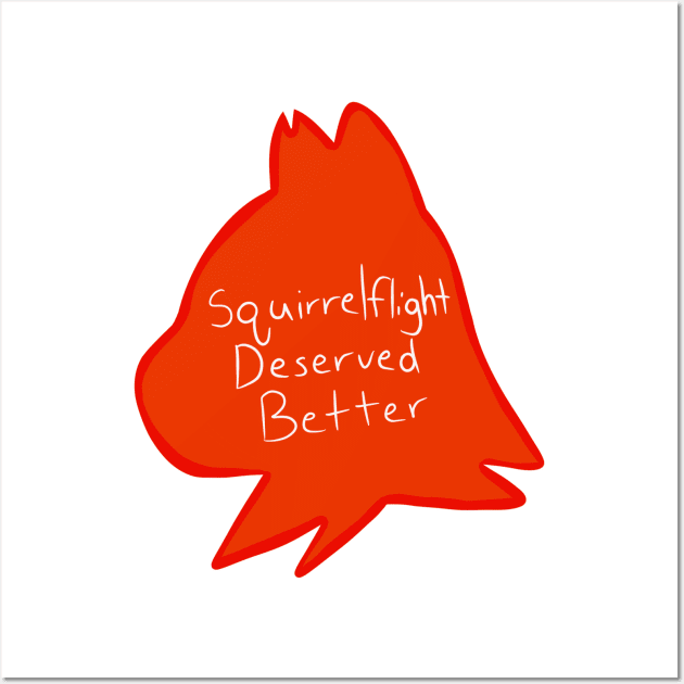 Squirrelflight Deserved Better Wall Art by Salamenca